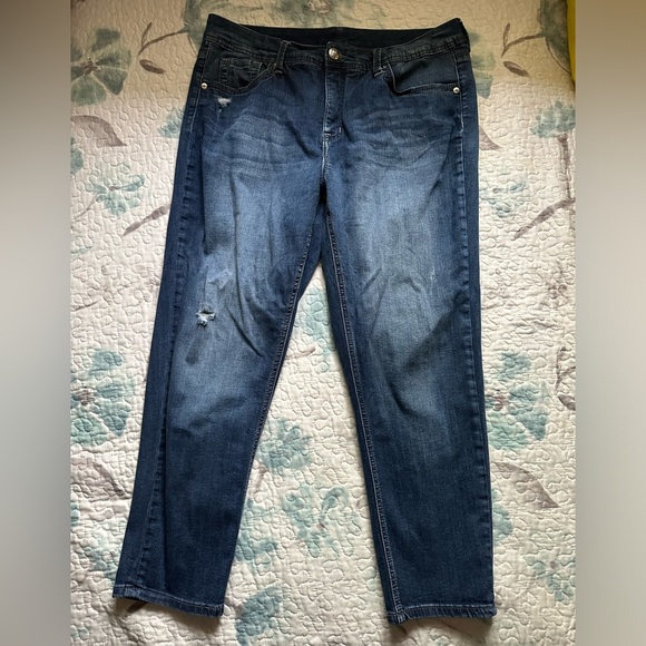 Melissa McCarthy jeans 18W EUC Slimming Silhouette System some stretch - Picture 2 of 10